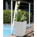 COPRIVASO ALTO IN PLASTICA LOGOS GLOSS CM 30 - immagine 4