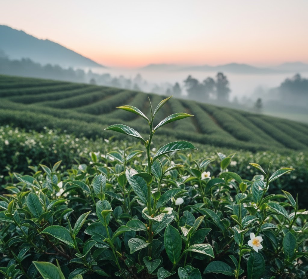 PIANTA DEL TE' "CAMELLIA SINENSIS" SU VASO cm 14 H 30/35 - immagine 3